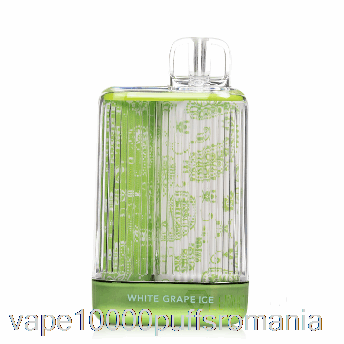 Vape Romania Fog X Clarity 7000 Gheata De Struguri Alb De Unica Folosinta